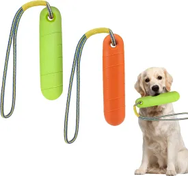 2 Pack Floating Dog Toys for Water Fetch, 8.66in Interactive Dog Toys, Dogs Water Toys with Rope, Pet Pool Toy, Dogs Chew Toy for Small Medium Large