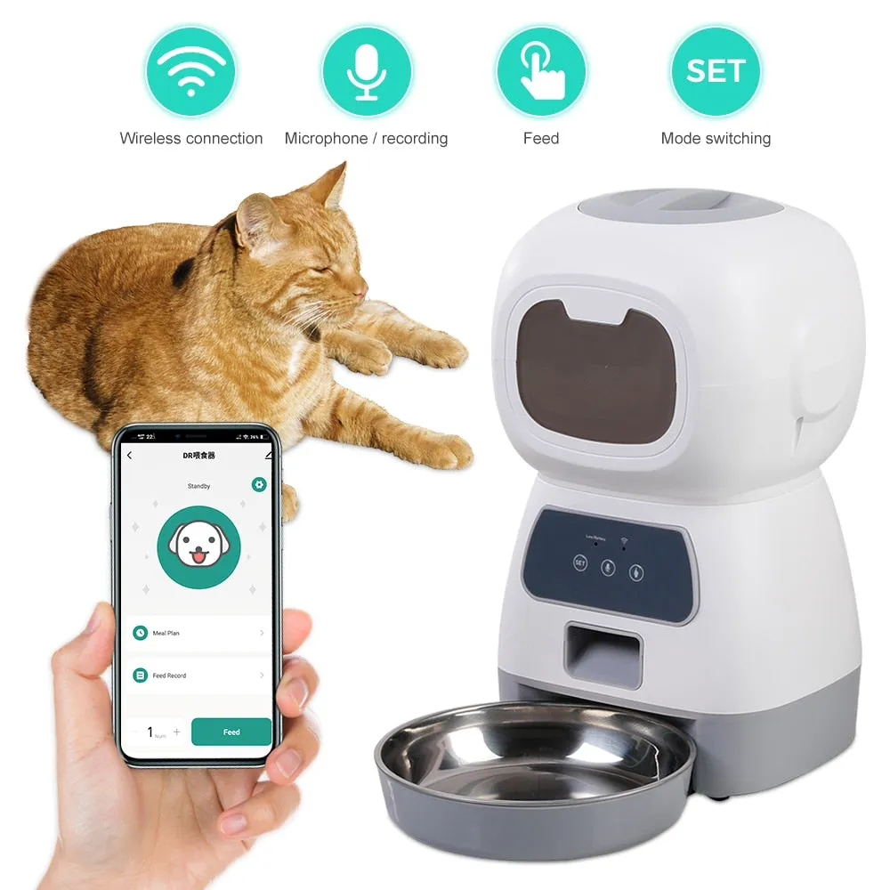 3.5L Automatic Pet Feeder Smart  Dispenser For Cats & Dogs