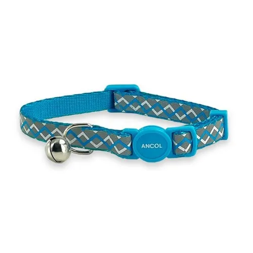 Ancol Reflective Zig-Zag Cat Collar - Pack of 3