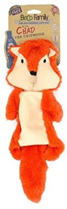 Beco Soft Dog Toy - Chad the Chipmunk