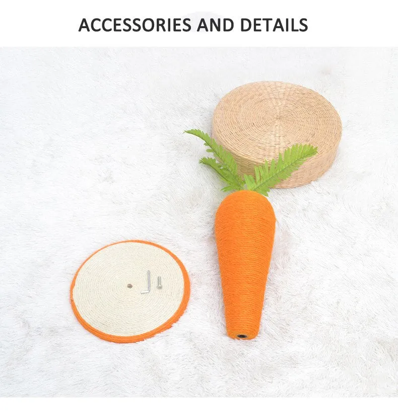 Carrot Cat Scratcher Post