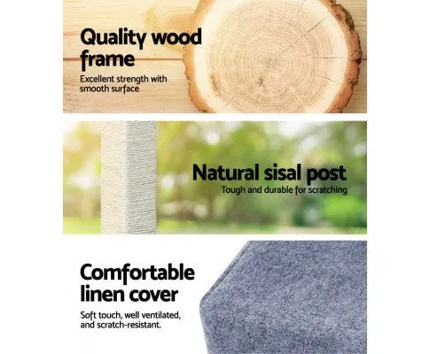 Cat Tree 124cm Trees Scratching Post