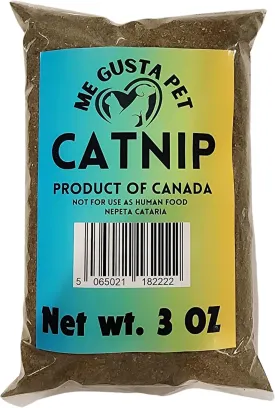 Catnip Stalkless Dried Ground Premium Bulk 3 Ounce Bag Strong Cat nip for Cats | Catnip Kitty Safe | All-Natural Cat Nip | Finely Ground Without Stalks or Stems (3 Ounce)