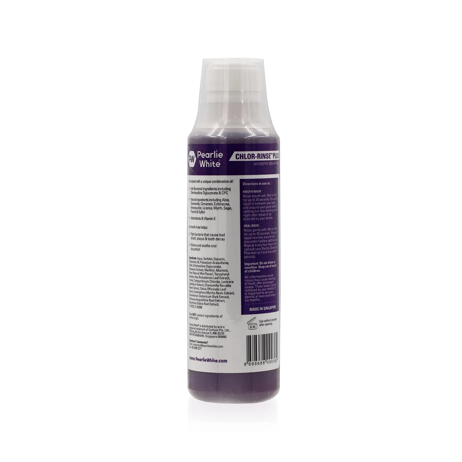 Chlor-Rinse Plus Antiseptic Mouth Rinse 250ml