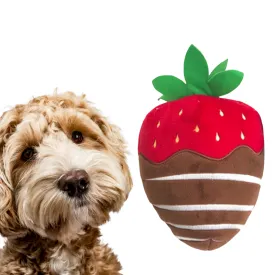 Chocolate Strawberry Dog Toy