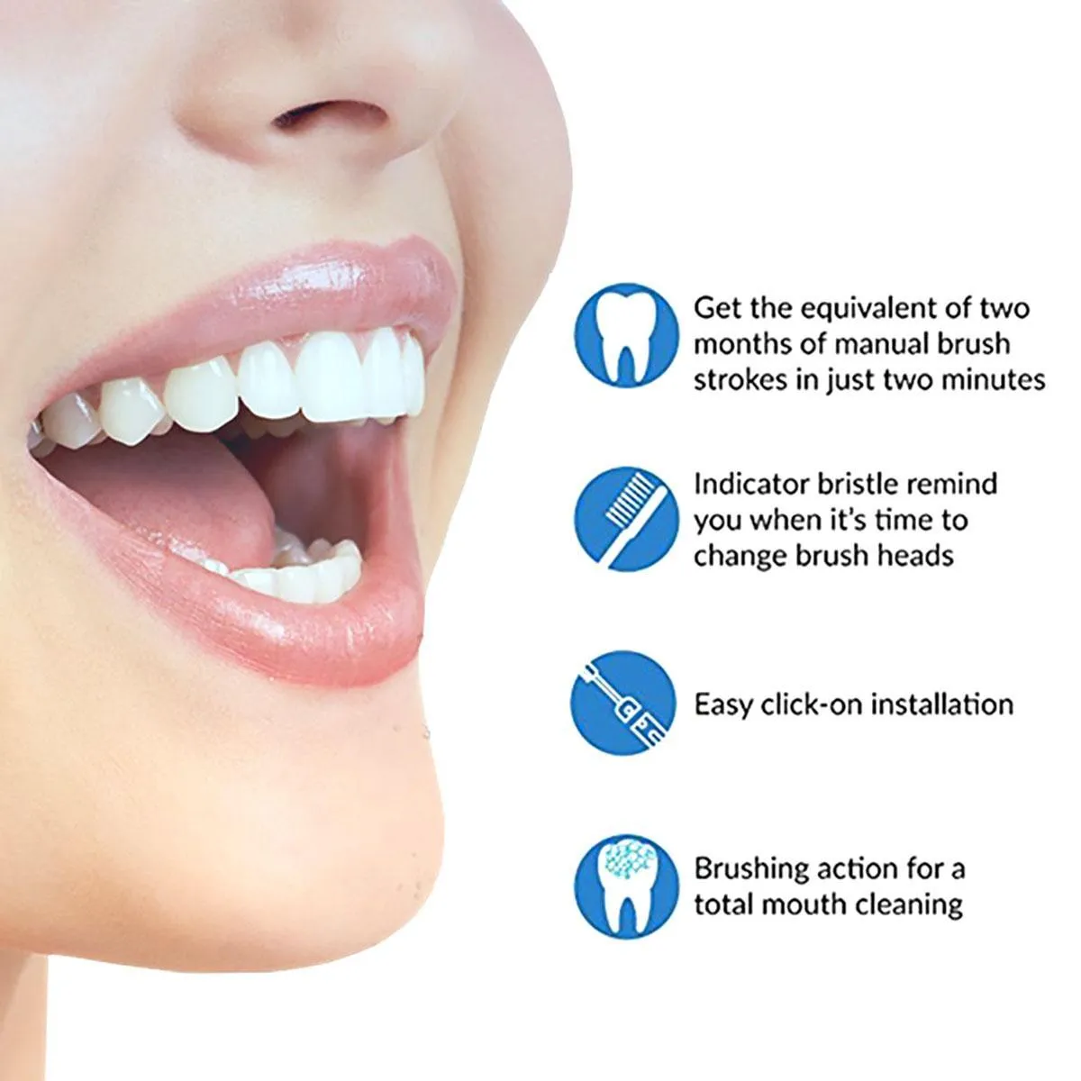 Compatible Replacement Toothbrush Heads Refill for Oral-B Electric Pro 3D White