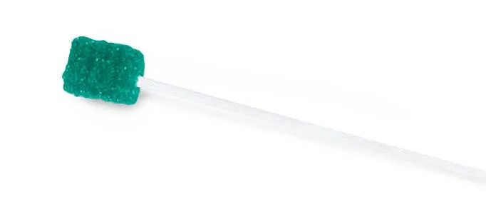 DenTips Treated Oral Swabs, Green (case of 500)