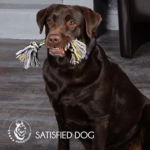 Dog Toys - Dog Chew Toys - Puppy Teething Toys- Puppy Chew Toys - Rope Dog Toy - Puppy Toys - Small Dog Toys - Chew Toys - Dog Toy Pack - Tug Toy - Dog Toy Set - Washable Cotton Rope for Dogs