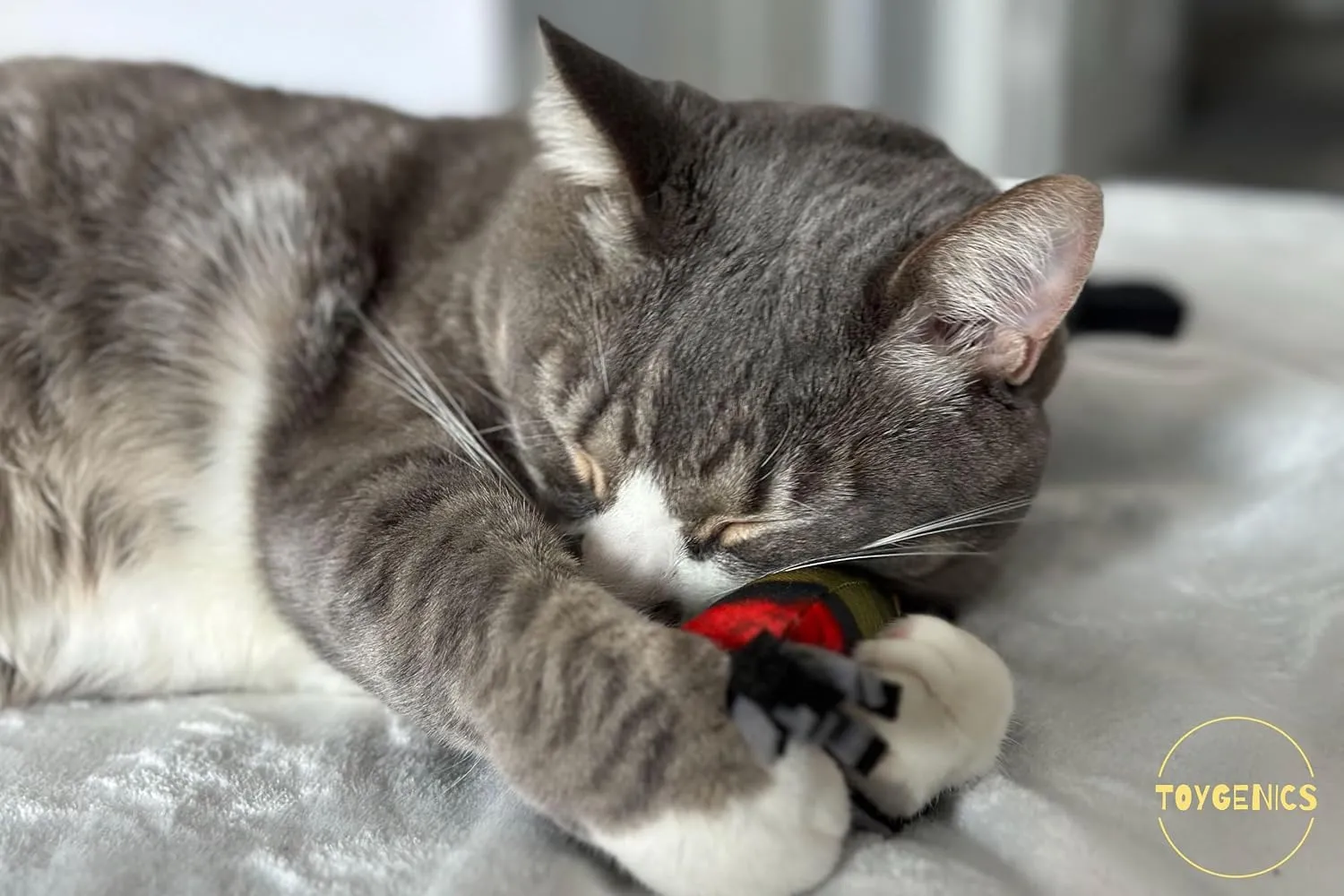 Doobie Catnip Toys for Cats - Soft, Bite-Resistant Cat Chew Toys with Long Shape for Kicking and Stress Relief