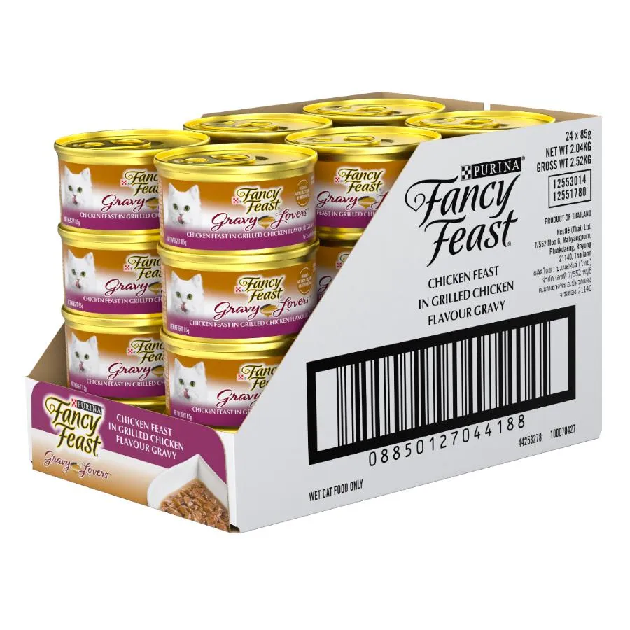 Fancy Feast Gravy Lovers Chicken Feast Grilled Chicken Flavour Gravy 24X85g