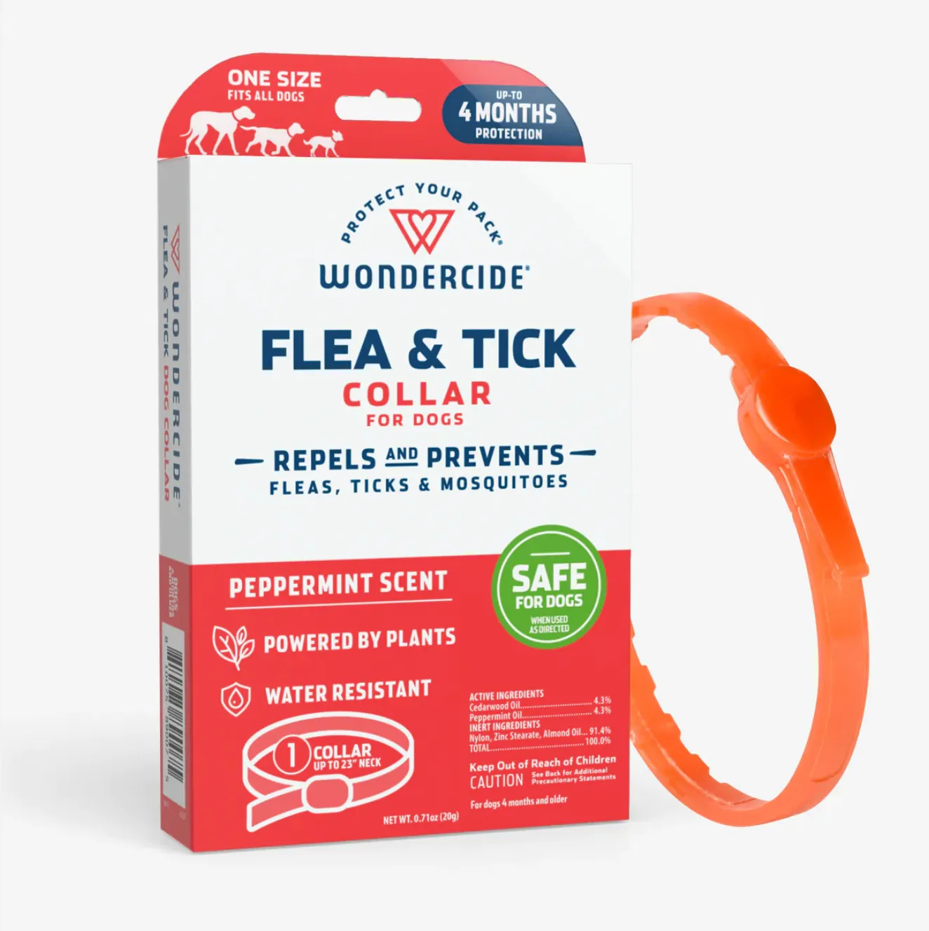 Flea & Tick Collar for Dogs with Natural Essential Oils