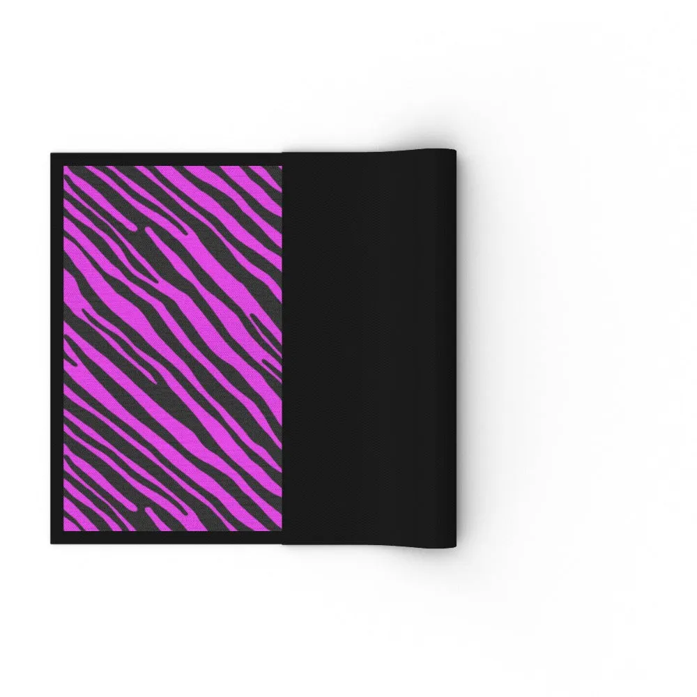 Floor Mats - Pink Zebra