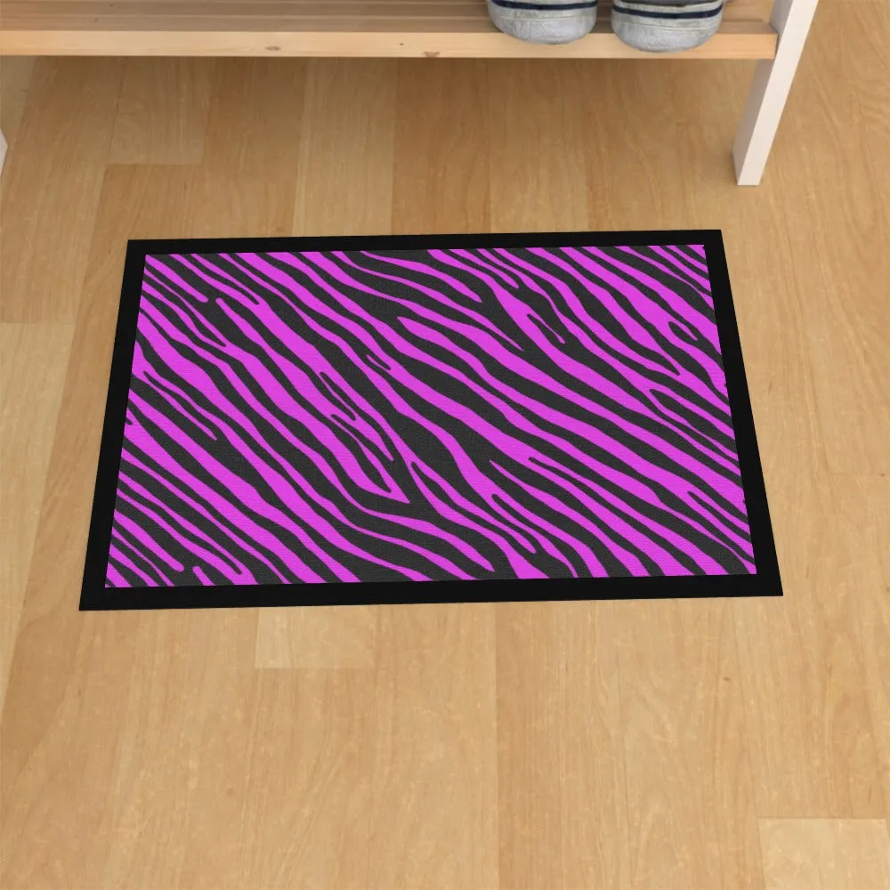 Floor Mats - Pink Zebra