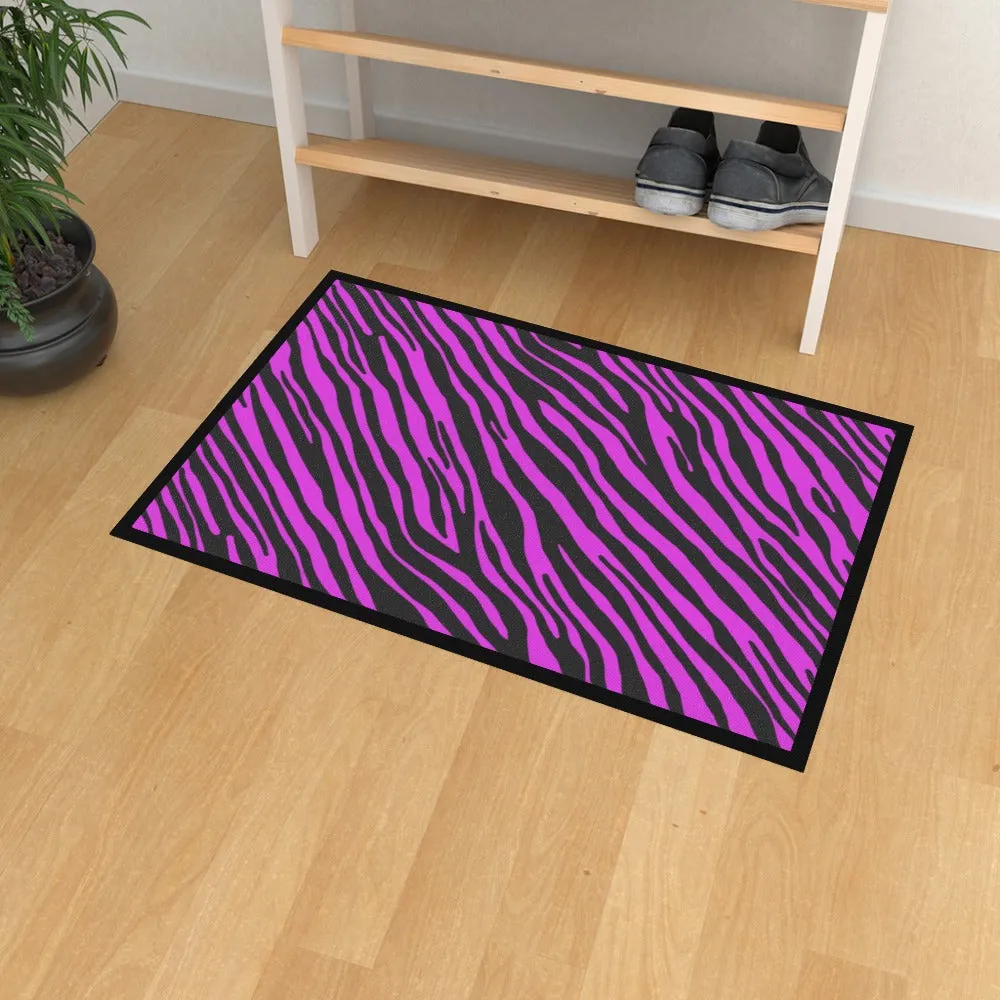 Floor Mats - Pink Zebra