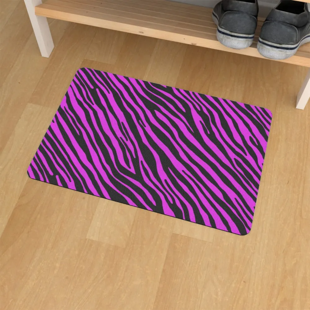 Floor Mats - Pink Zebra