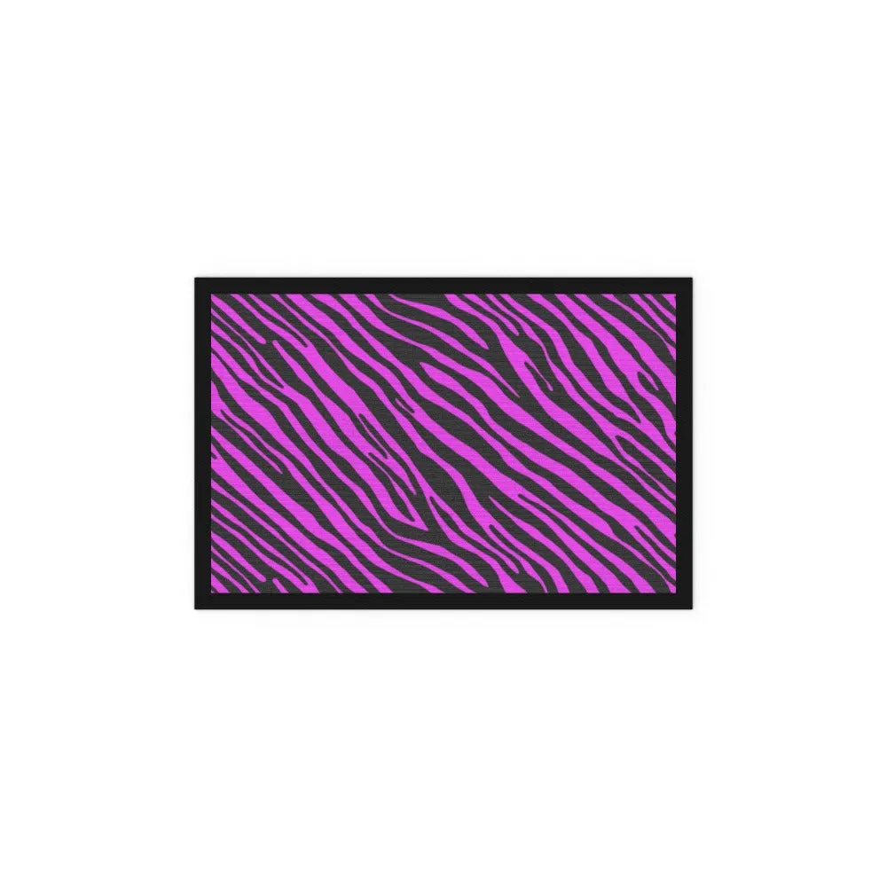 Floor Mats - Pink Zebra