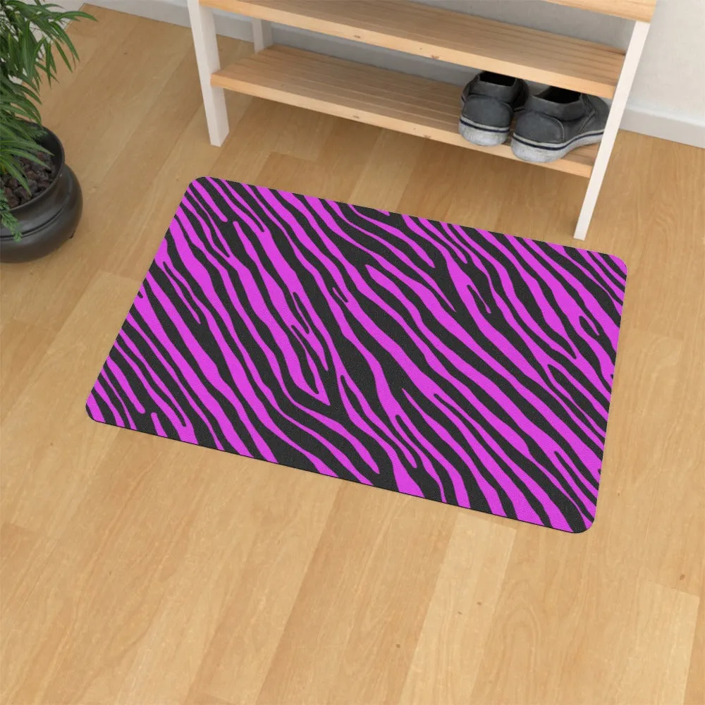 Floor Mats - Pink Zebra