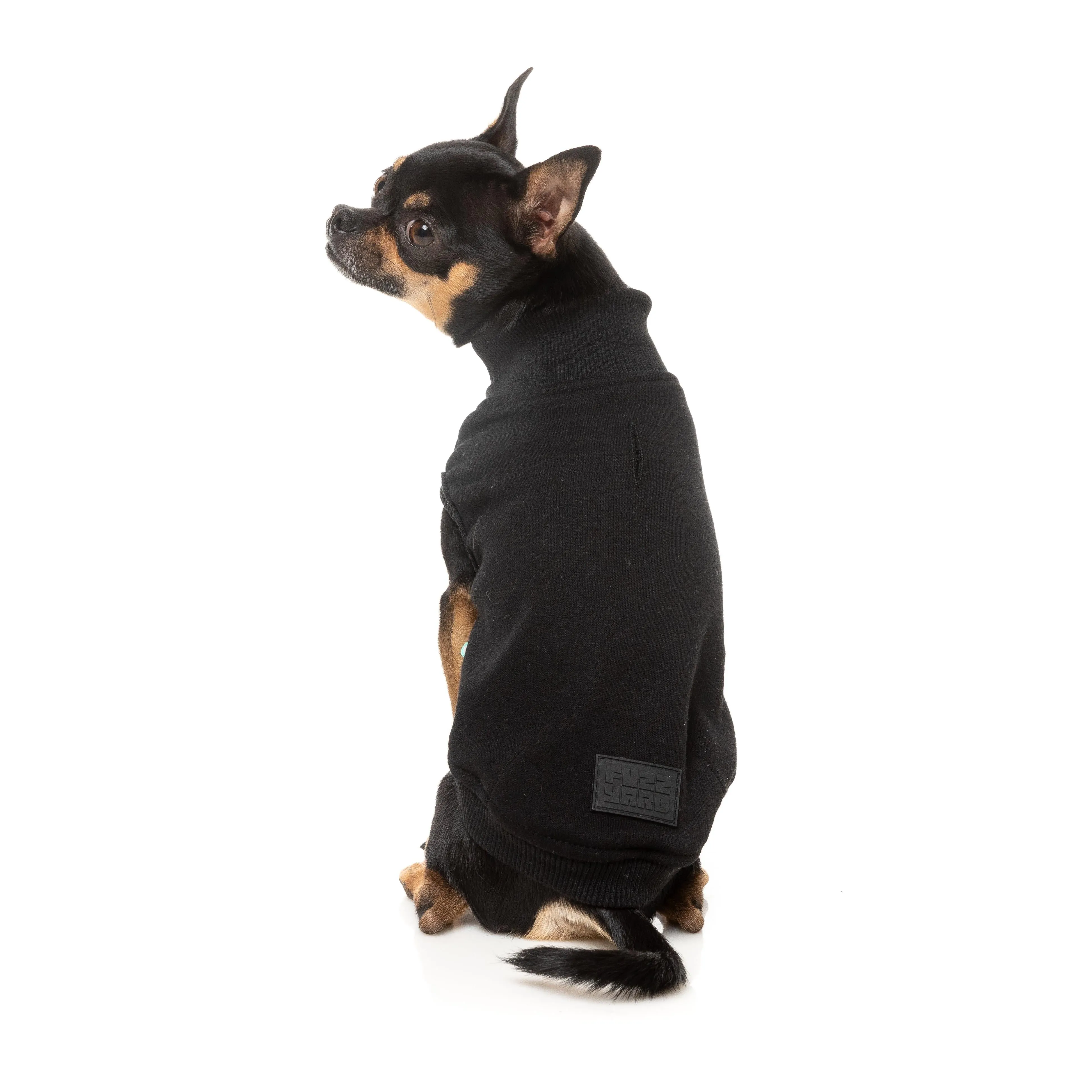 FuzzYard Dog Apparel Smiley Sweater Black Size 2