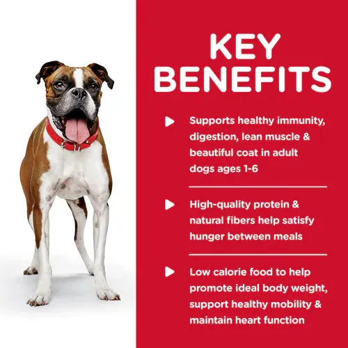 Hill's Science Diet Adult Light Canned Dog Food with Liver (13.1 oz x 12 cans)