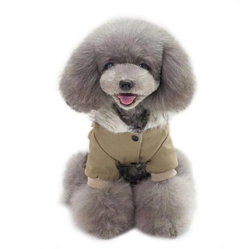 Hooded Winter Dog Jacket