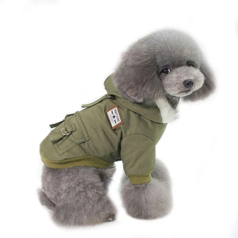 Hooded Winter Dog Jacket