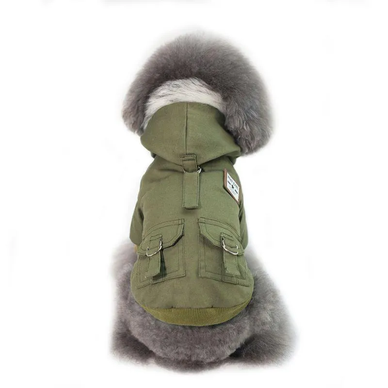 Hooded Winter Dog Jacket