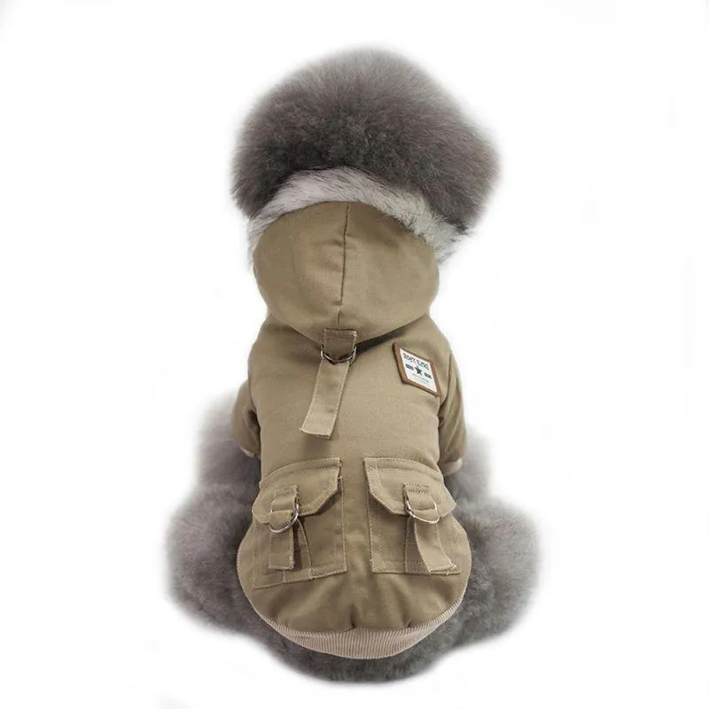 Hooded Winter Dog Jacket