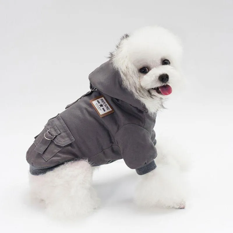 Hooded Winter Dog Jacket