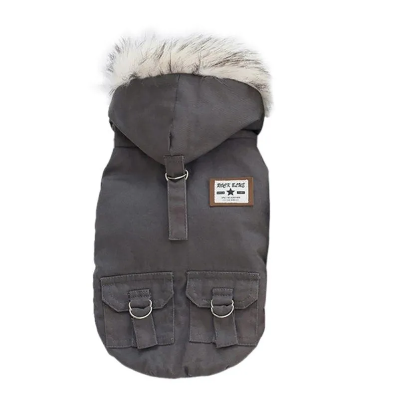 Hooded Winter Dog Jacket