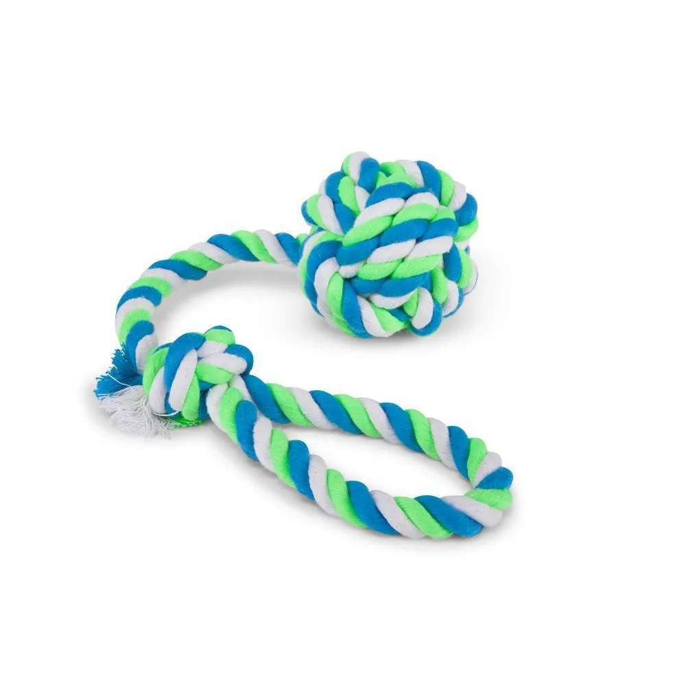 Kazoo Twisted Rope Sling Knot Ball Large Dog Toy