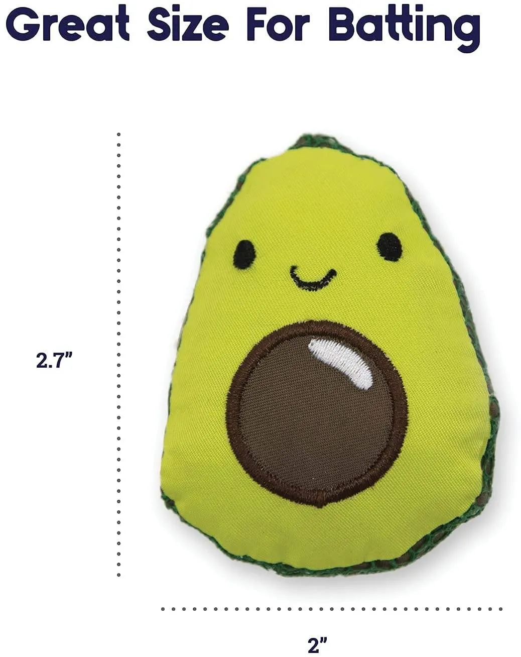 Lil' Avocato Dental Health Catnip Cat Chew Toy