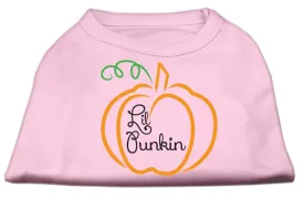 Lil Punkin Screen Print Dog Shirt Light Pink XXL (18)
