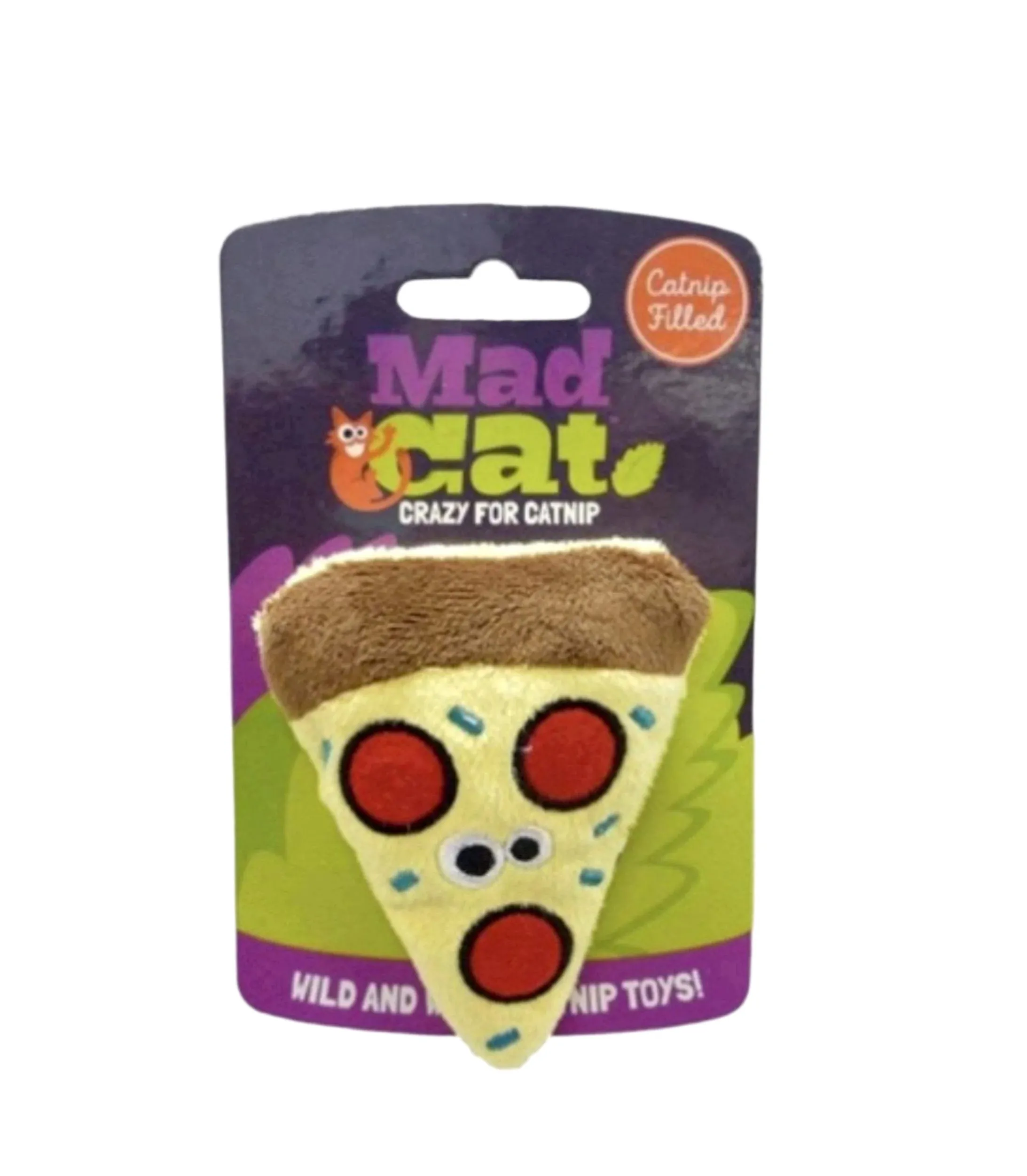 Mad Cat® Peppurroni Pizza CAT TOY w/Catnip