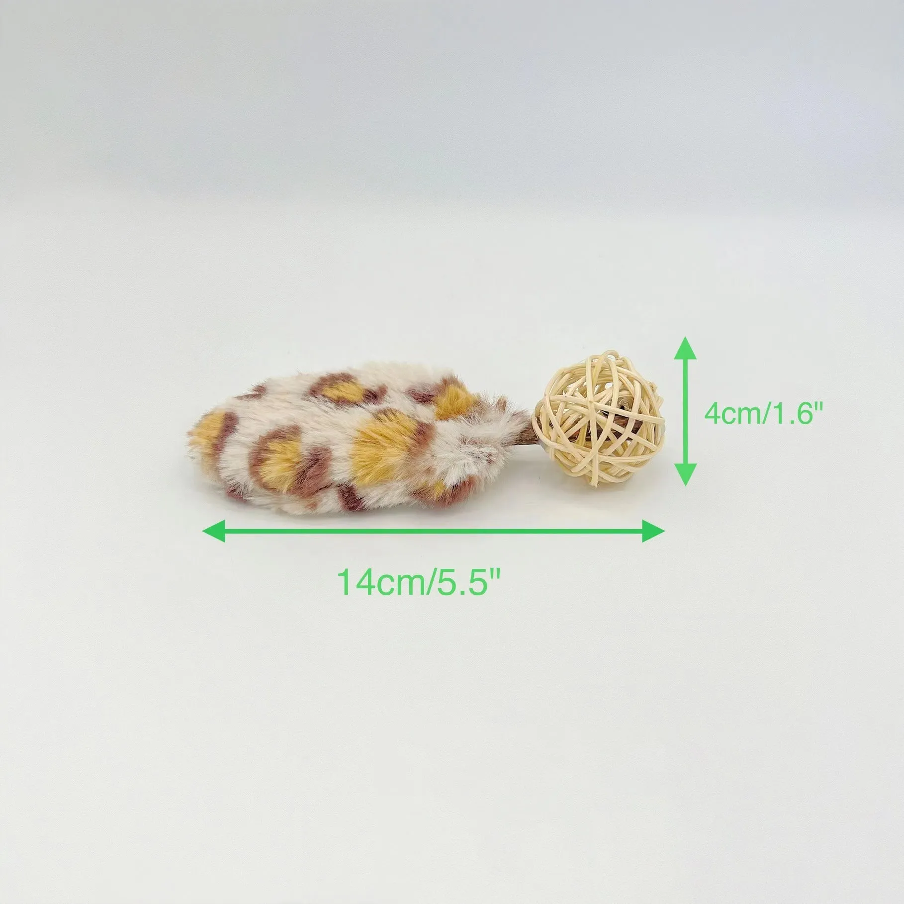 Moo - Leopard Print Feather Cat Toys