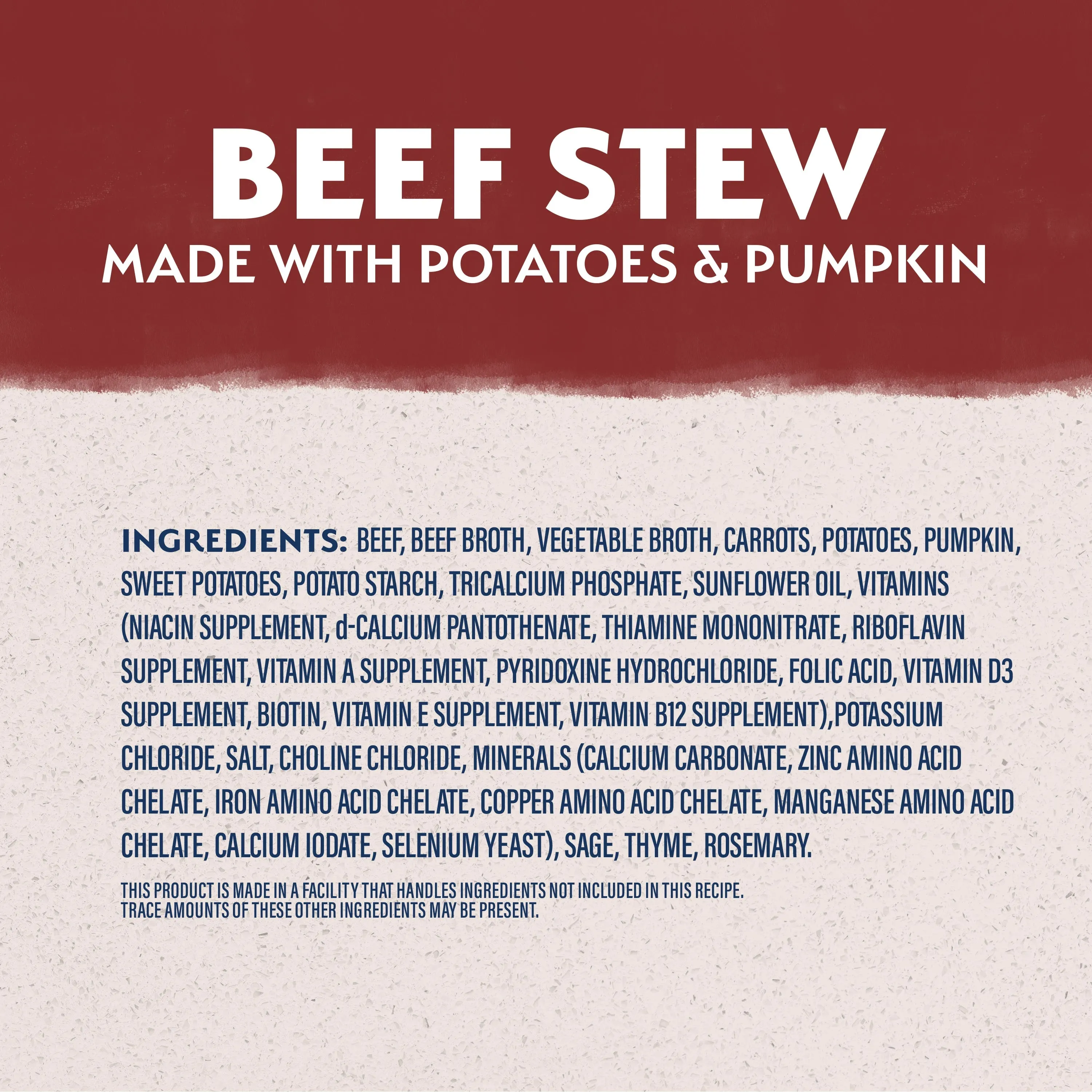 Natural Balance Limited Ingredient Beef Stew 11oz