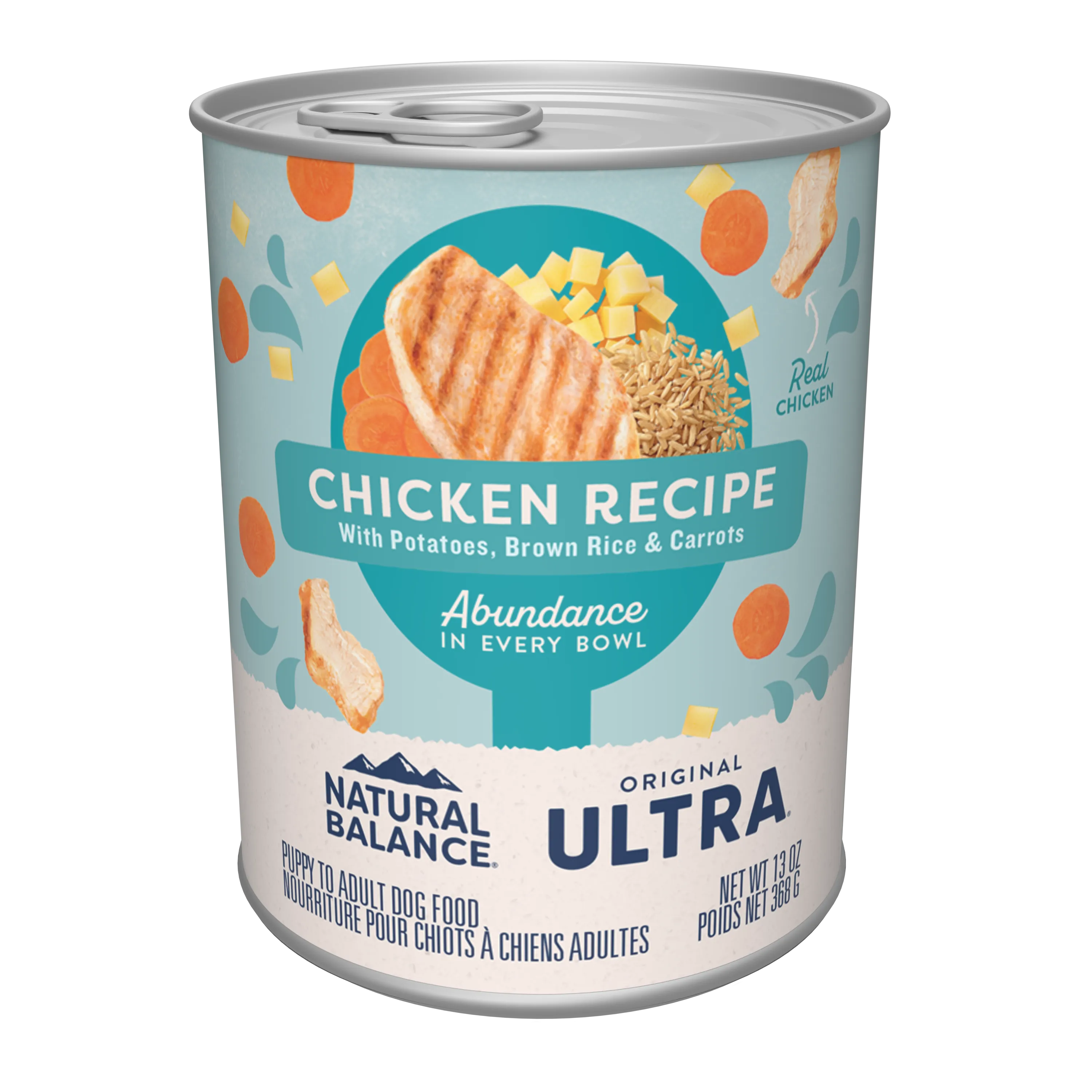 Natural Balance Original Ultra Chicken Recipe Paté 13-oz, Wet Dog Food, Case Of 12
