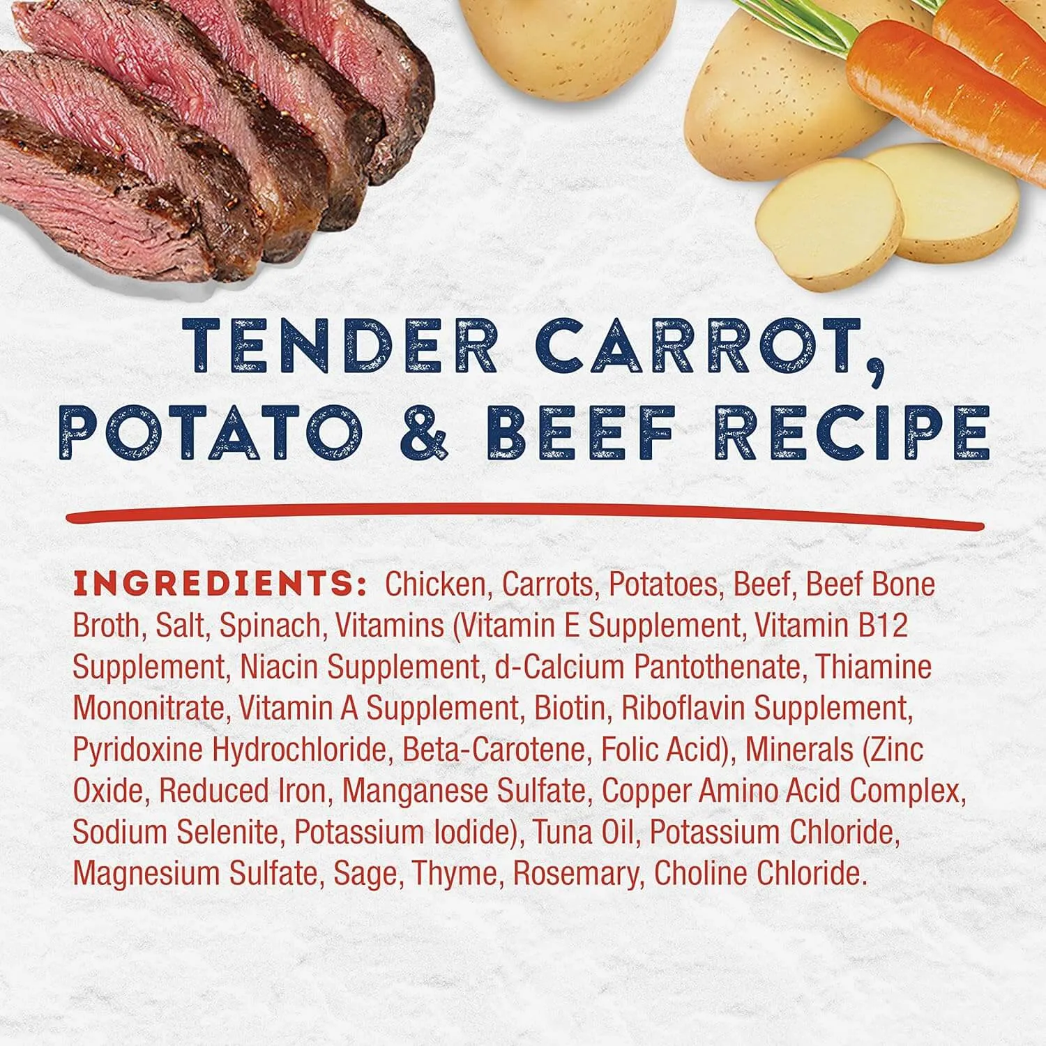 Natural Balance Platefulls Tender Carrot, Potato & Beef Recipe 9 oz