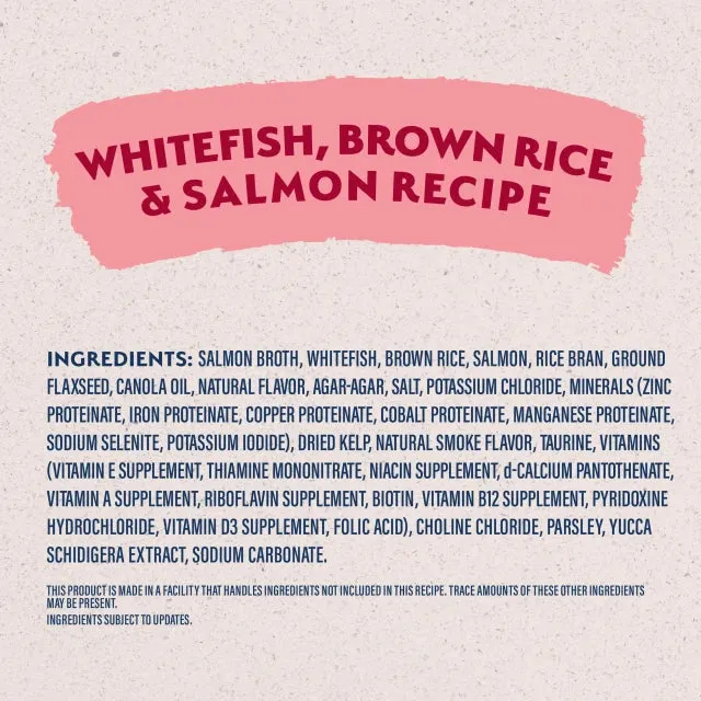 Natural Balance Whitefish, Brown Rice & Salmon Recipe 13oz