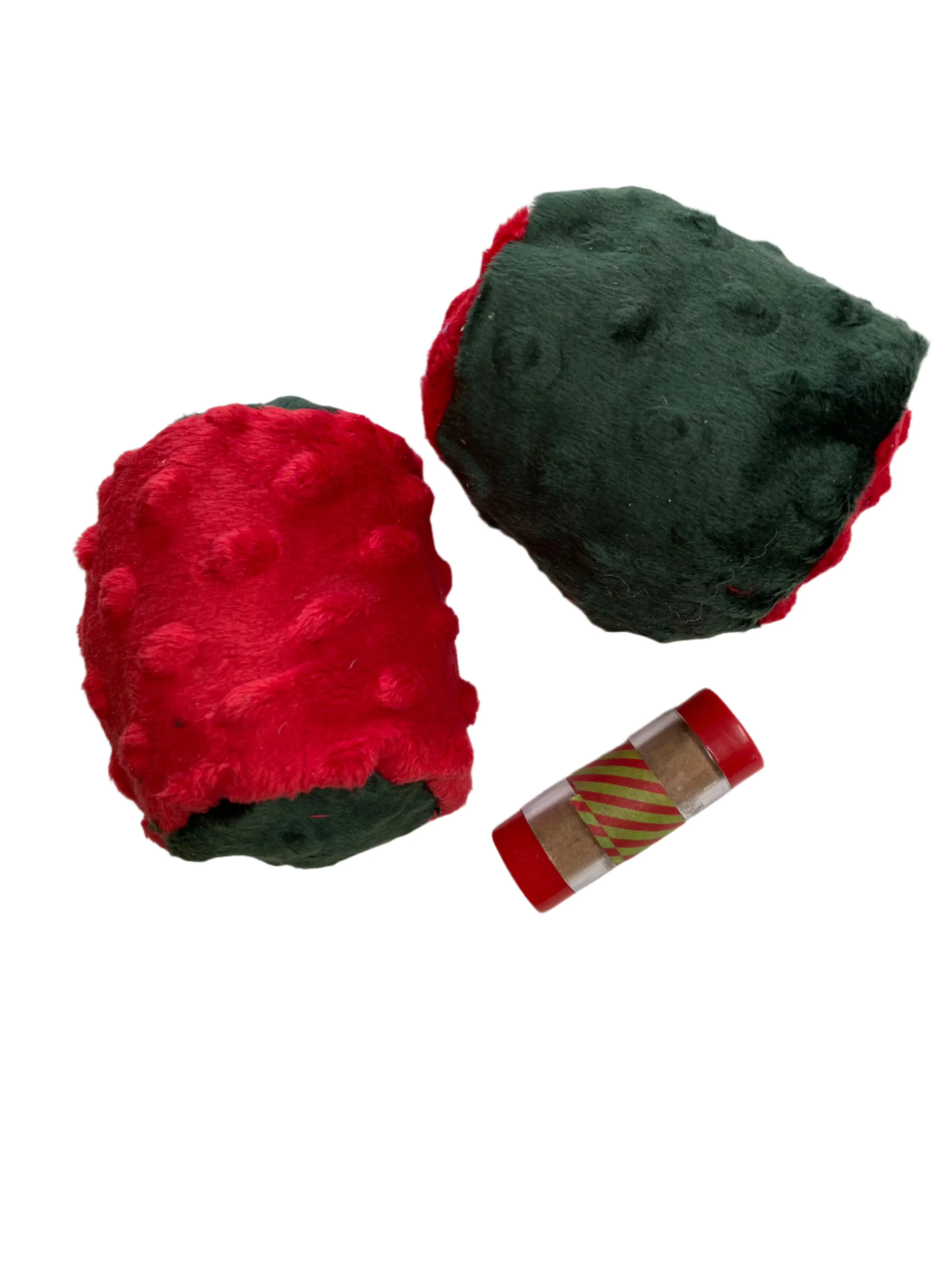 NEW for Holiday! Ltd Edition Two Tone Catnip & SIlvervine CRUNCHY Evergreen Cylinder Value Set with Silvervine Shaker