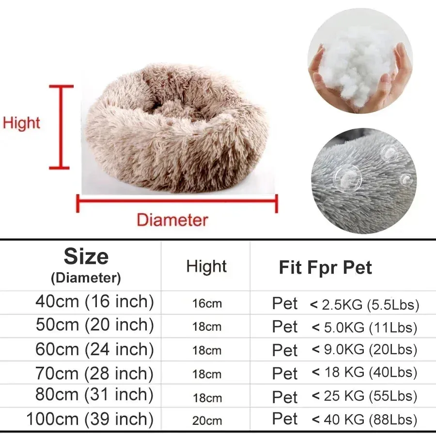 Orthopaedic Anxiety relieving Donut Dog Bed – Calming, Washable Comfort for Your Pet