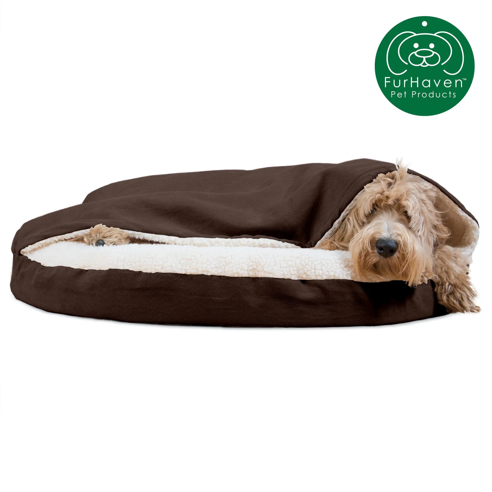 Orthopedic Faux Sheepskin Snuggery Pet Bed