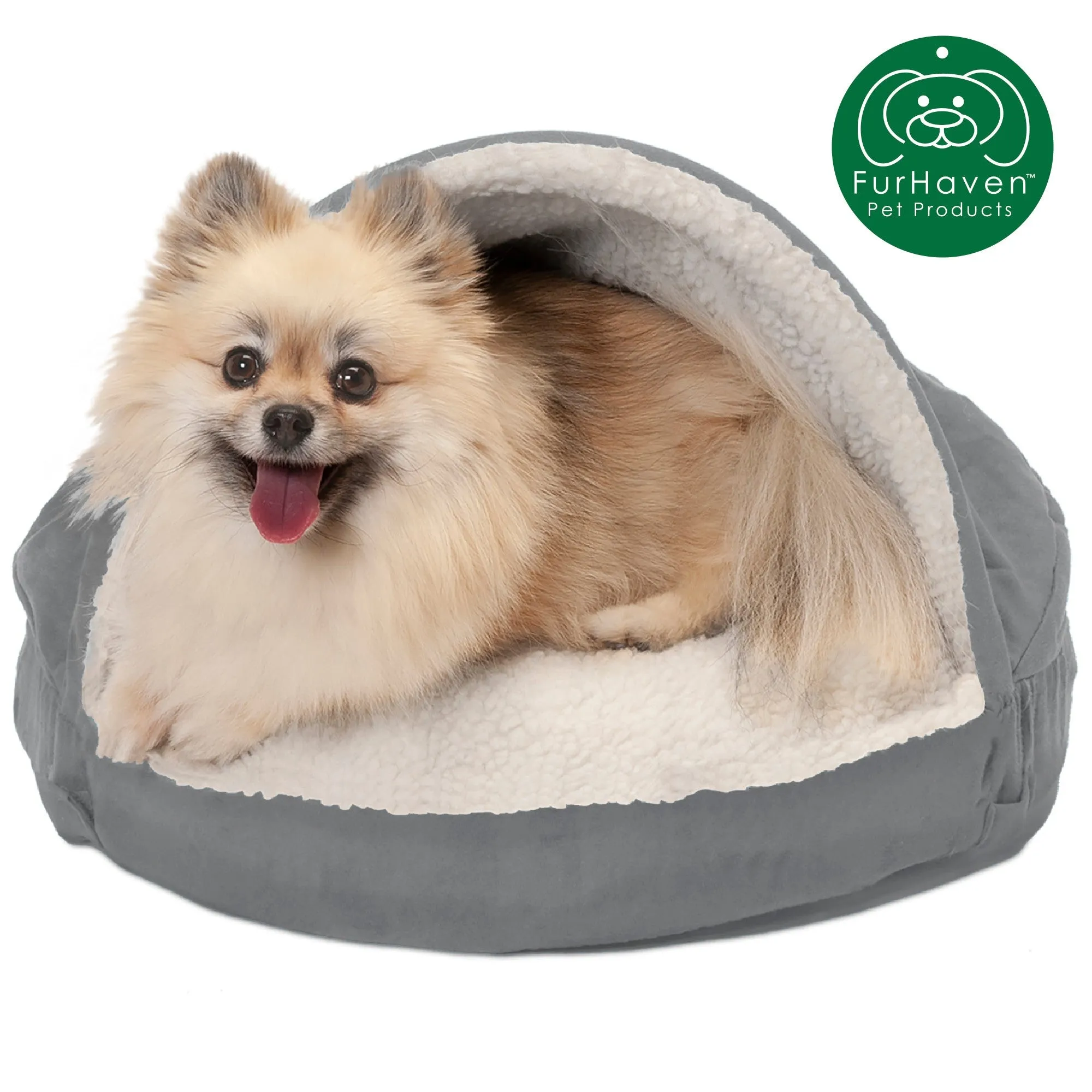 Orthopedic Faux Sheepskin Snuggery Pet Bed