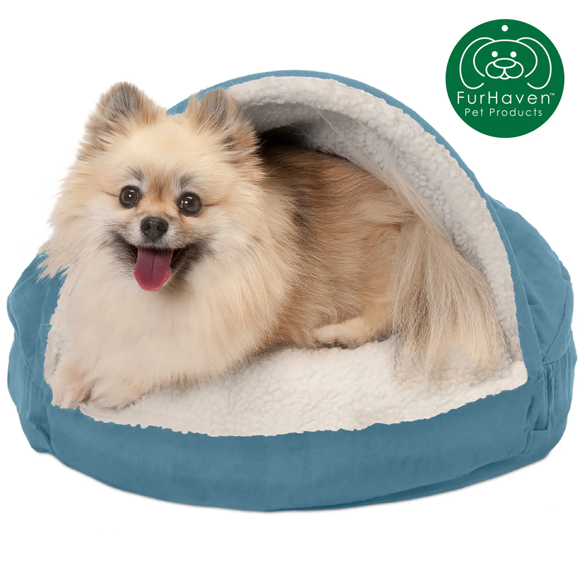 Orthopedic Faux Sheepskin Snuggery Pet Bed
