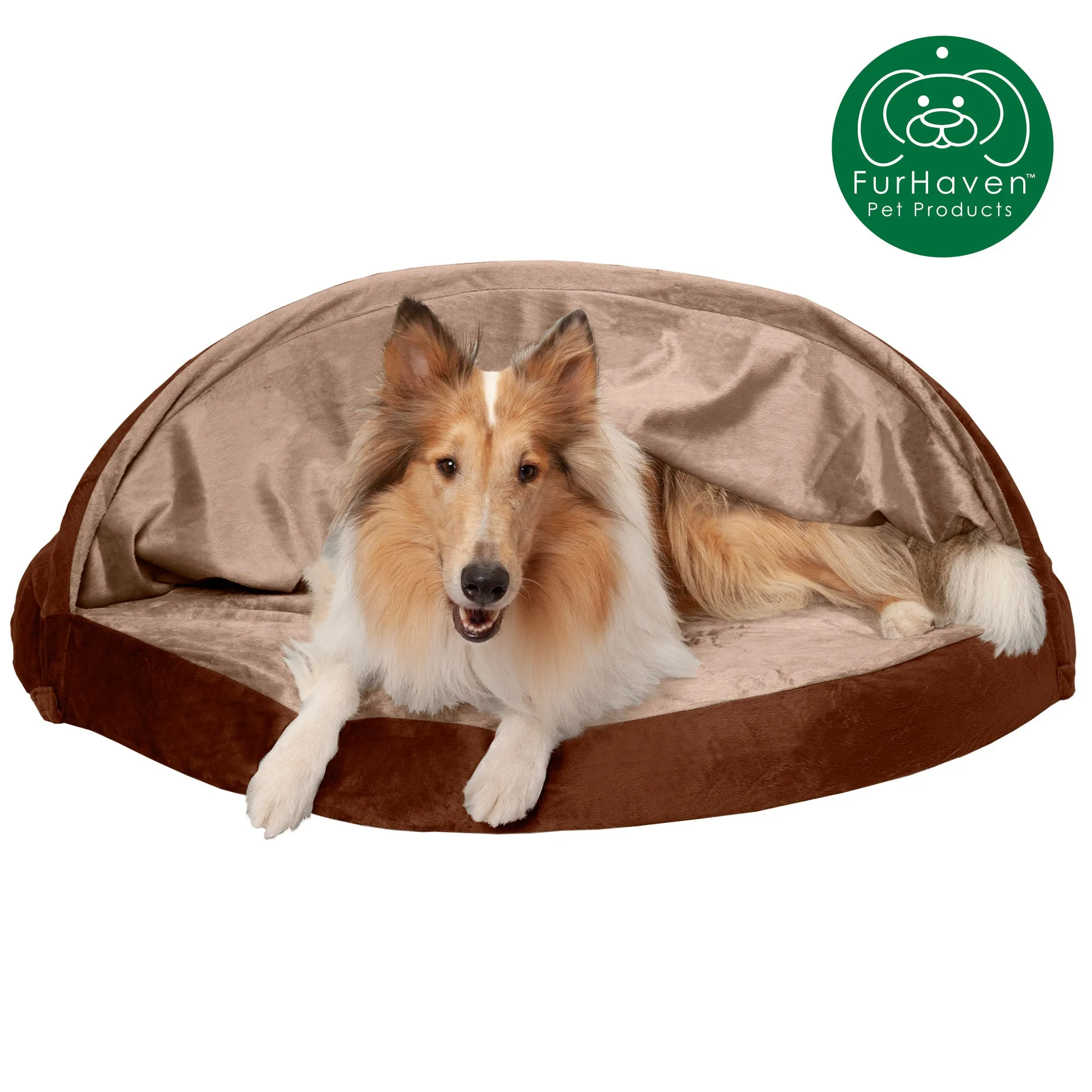 Orthopedic Microvelvet Snuggery Pet Bed