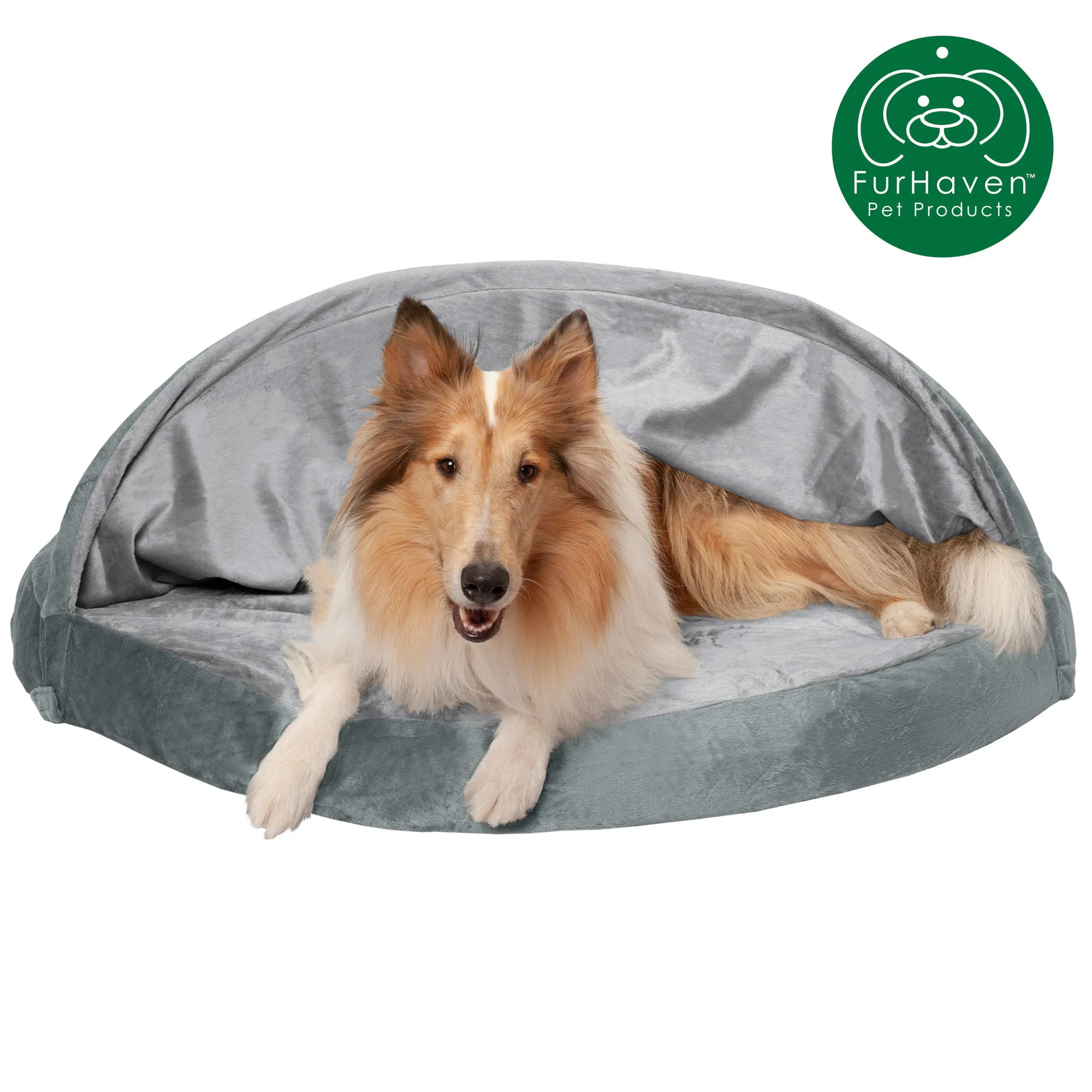 Orthopedic Microvelvet Snuggery Pet Bed