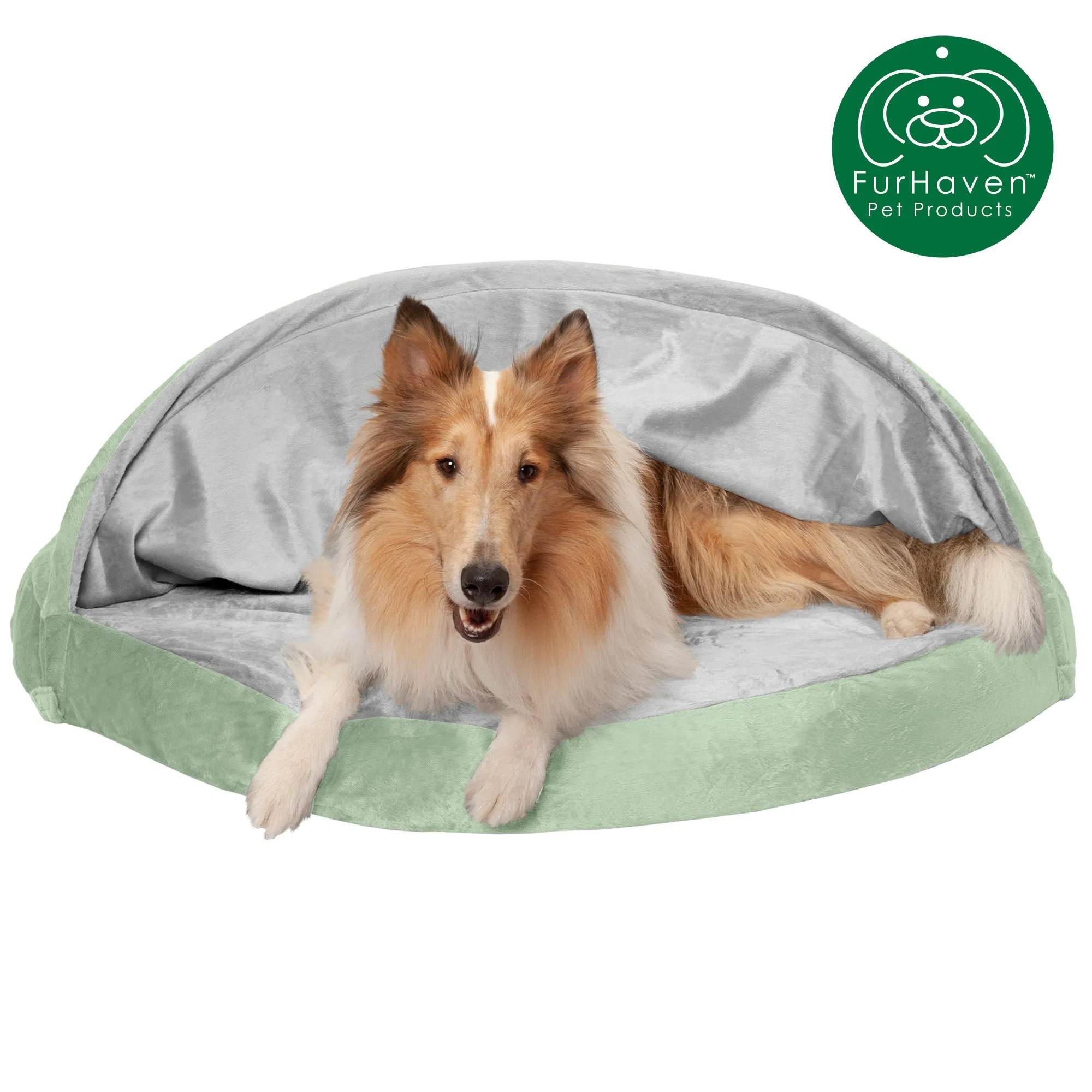 Orthopedic Microvelvet Snuggery Pet Bed