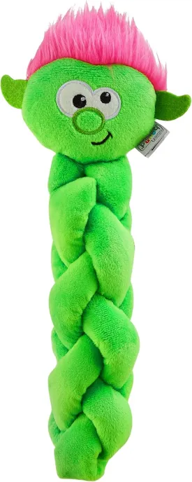 Outward Hound by Nina Ottosson Twistiez Interactive Plush Dog Treat Puzzle, Troll, Small, Green