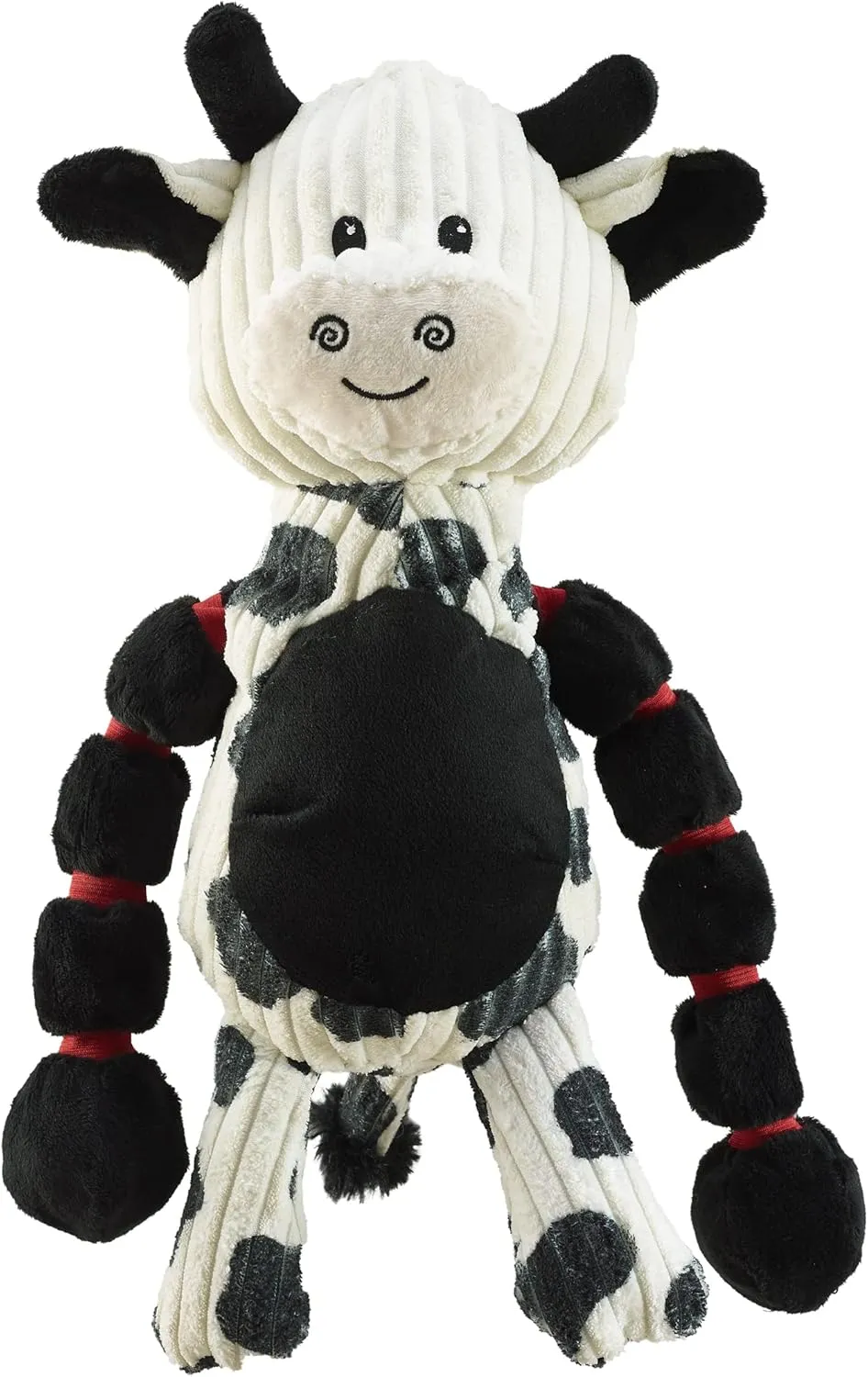 Outward Hound Thunda Tugga Cow Plush & Squeaky Dog Tug Toy
