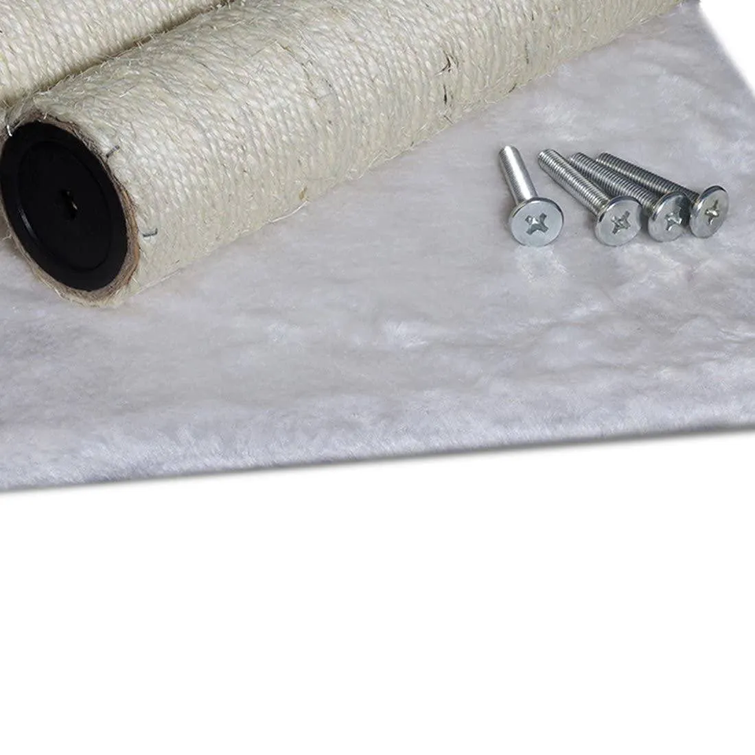 Paws & Pals 3-in-1 Cat Scratching Post with Hammock and Toy