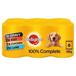 Pedigree Adult Wet Dog Food CIG 6pk